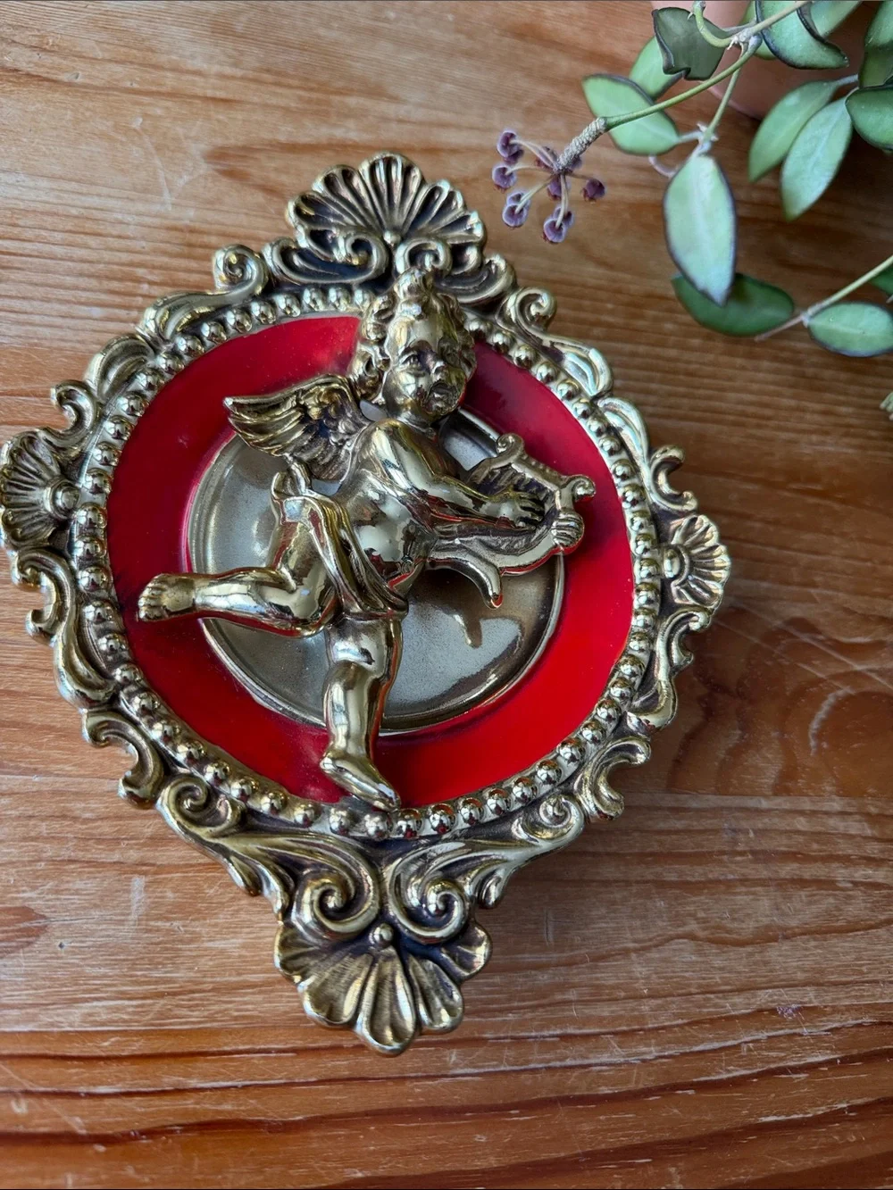 Vintage gold cherub